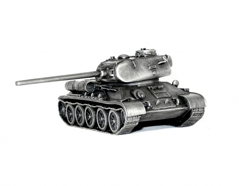 Металлическая модель танка Т-34-85 масштаб 1:72